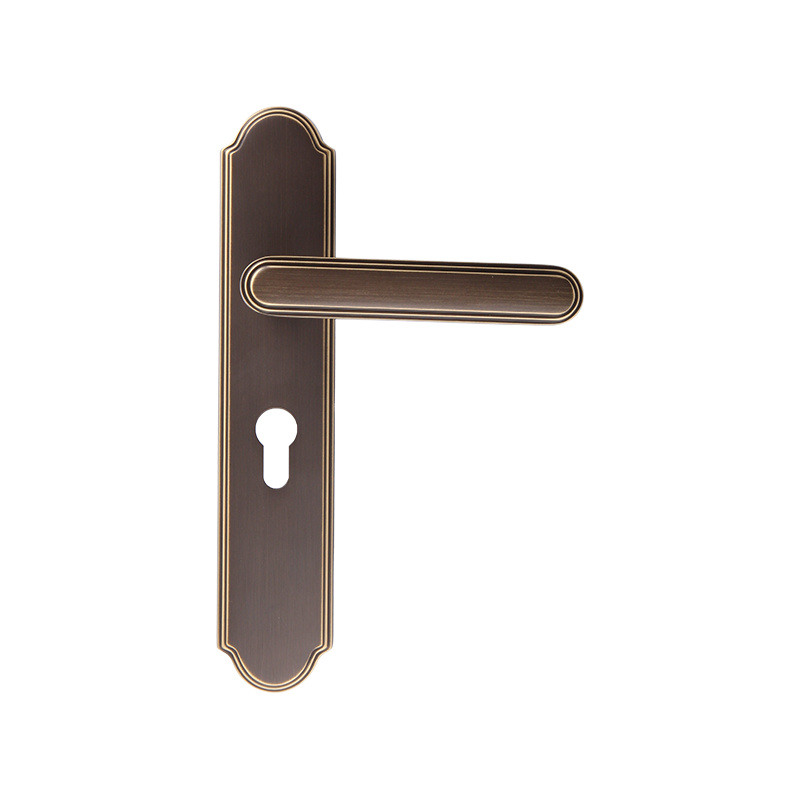 513-028 Kinesisk retro Simple Copper Bedroom One-Piece Lock