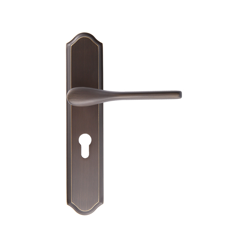 96-206 Modern minimalistisk guldinre dörrlås ett stycke lås
