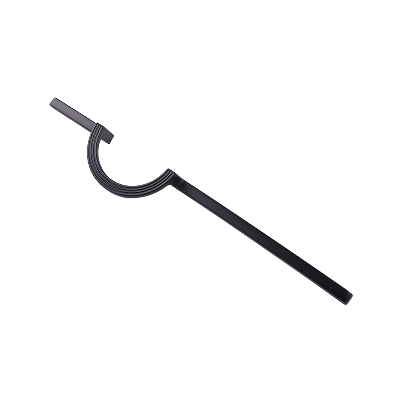 K635 96mm/256mm Hole Pitch Zinc Eloy Copboard Door Pull Handle Half Moon Furniture Handtag